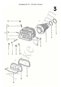 ==> groß / big VW 181 Volkswagen Jeep VW Thing 181 Kübel