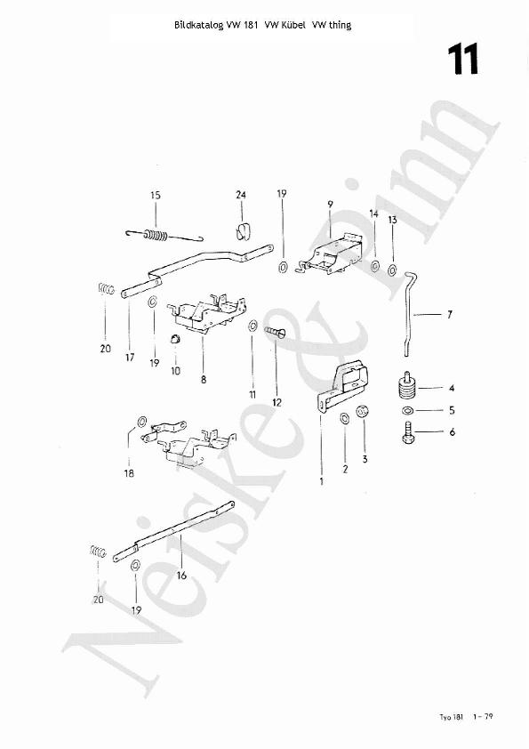 ==> groß / big VW 181 Volkswagen Jeep VW Thing 181 Kübel