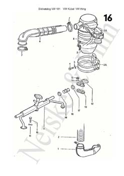 ==> groß / big VW 181 Volkswagen Jeep VW Thing 181 Kübel