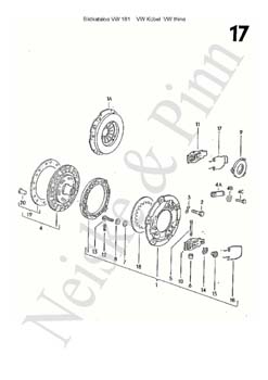 ==> groß / big VW 181 Volkswagen Jeep VW Thing 181 Kübel