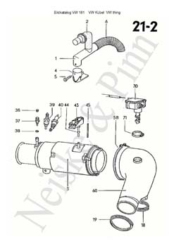 ==> groß / big VW 181 Volkswagen Jeep VW Thing 181 Kübel