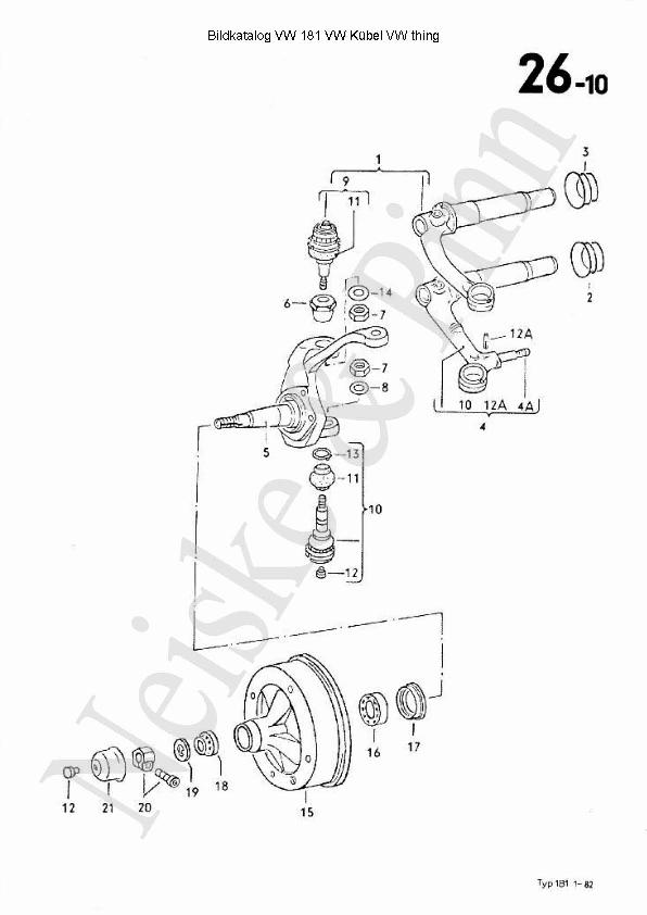 ==> groß / big VW 181 Volkswagen Jeep VW Thing 181 Kübel
