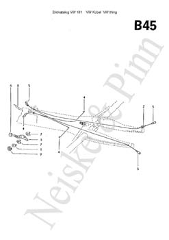==> groß / big VW 181 Volkswagen Jeep VW Thing 181 Kübel