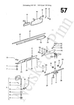 ==> groß / big VW 181 Volkswagen Jeep VW Thing 181 Kübel