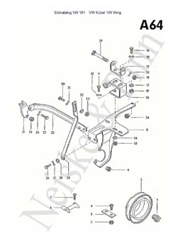 ==> groß / big VW 181 Volkswagen Jeep VW Thing 181 Kübel