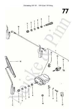 ==> groß / big VW 181 Volkswagen Jeep VW Thing 181 Kübel