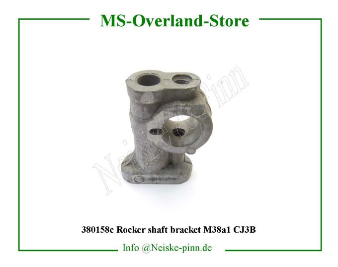  Rocker shaft bracket M38a1 CJ3B  Willys-M38A1   Willys Overland  Neiske & Pinn   Willys Overland  Willys-M38A1   Neiske & Pinn  Willys-M38A1  Willys Overland  Willys-M38A1   Willys Overland  Willys-M38A1  Neiske & Pinn  