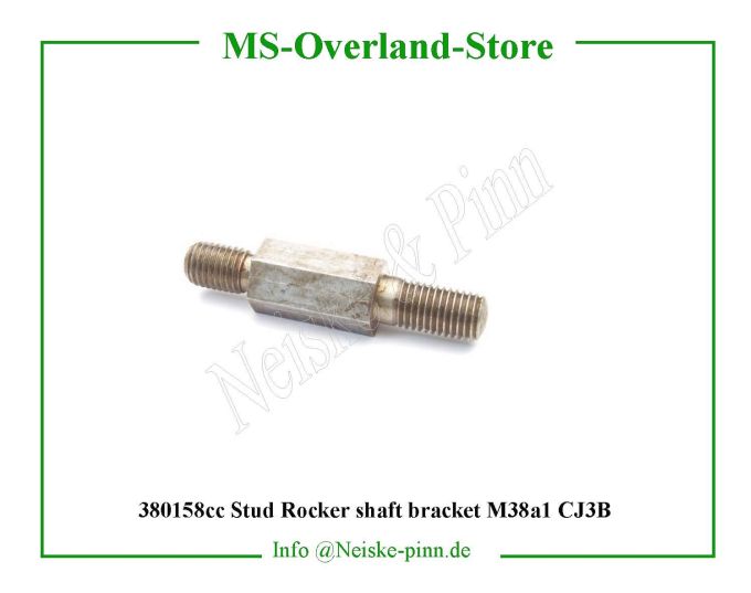  Stud Rocker shaft bracket kurz M38a1 CJ3B  Willys-M38A1   Willys Overland  Neiske & Pinn   Willys Overland  Willys-M38A1   Neiske & Pinn  Willys-M38A1  Willys Overland  Willys-M38A1   Willys Overland  Willys-M38A1  Neiske & Pinn  
