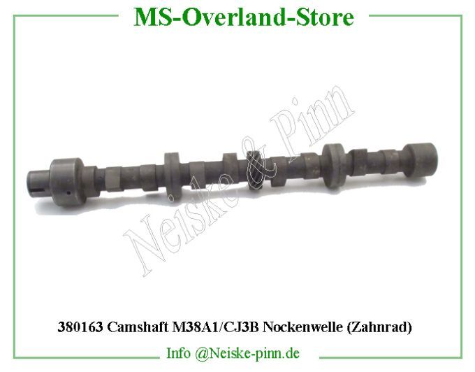  Camshaft M38A1/CJ3B Nockenwelle (Zahnrad)  Willys-M38A1   Willys Overland  Neiske & Pinn   Willys Overland  Willys-M38A1   Neiske & Pinn  Willys-M38A1  Willys Overland  Willys-M38A1   Willys Overland  Willys-M38A1  Neiske & Pinn  