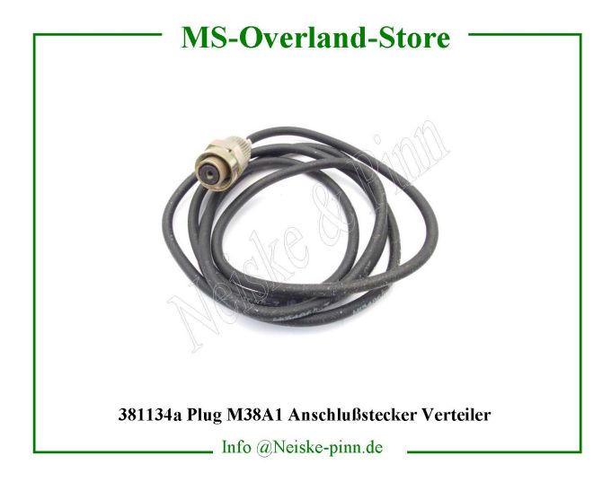  Plug M38A1 Anschlußstecker Verteiler  Willys-M38   Willys Overland  Neiske & Pinn   Willys Overland  Willys-M38   Neiske & Pinn  Willys-M38  Willys Overland  Willys-M38   Willys Overland  Willys-M38  Neiske & Pinn  