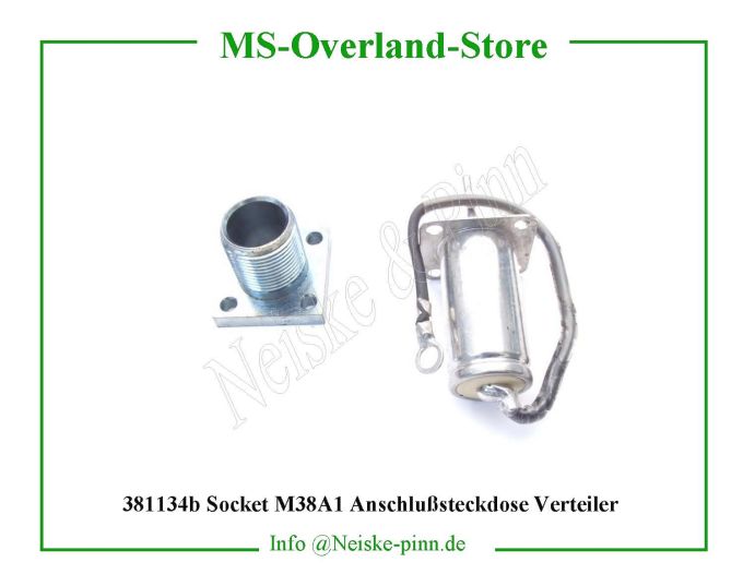  Socket M38A1 Anschlußsteckdose Verteiler  Willys-M38   Willys Overland  Neiske & Pinn   Willys Overland  Willys-M38   Neiske & Pinn  Willys-M38  Willys Overland  Willys-M38   Willys Overland  Willys-M38  Neiske & Pinn  