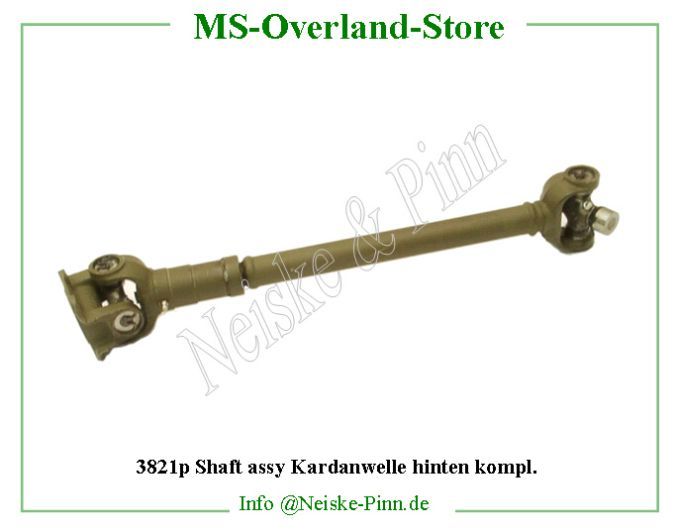  Shaft assy Kardanwelle hinten kompl.  Willys-CJ2A   Willys Overland  Neiske & Pinn   Willys Overland  Willys-CJ2A   Neiske & Pinn  Willys-CJ2A  Willys Overland  Willys-CJ2A   Willys Overland  Willys-CJ2A  Neiske & Pinn  