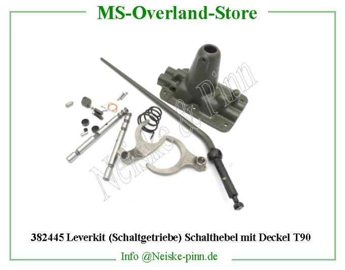  Leverkit (Schaltgetriebe) Schalthebel mit Deckel T90  Willys-M38 Levier boite de vitesse t90   Willys Overland Lever control trans t90 Neiske & Pinn  WO801731 WO-801731 Willys Overland  Willys-M38  WO-801731 Willys-M38  Neiske & Pinn  