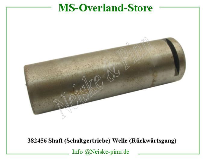  Shaft (Schaltgertriebe) Welle (Rückwärtsgang)  Willys-M38   Willys Overland  Neiske & Pinn  WO640420 WO-640420 Willys Overland  Willys-M38  WOA640420 Willys-M38  Neiske & Pinn  