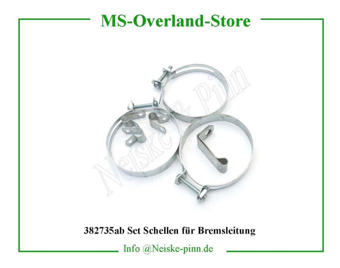  Set Schellen für Bremsleitung  Willys-MB   Willys Overland  Neiske & Pinn   Willys Overland  Willys-MB   Neiske & Pinn  Willys-MB  Willys Overland  Willys-MB   Willys Overland  Willys-MB  Neiske & Pinn  