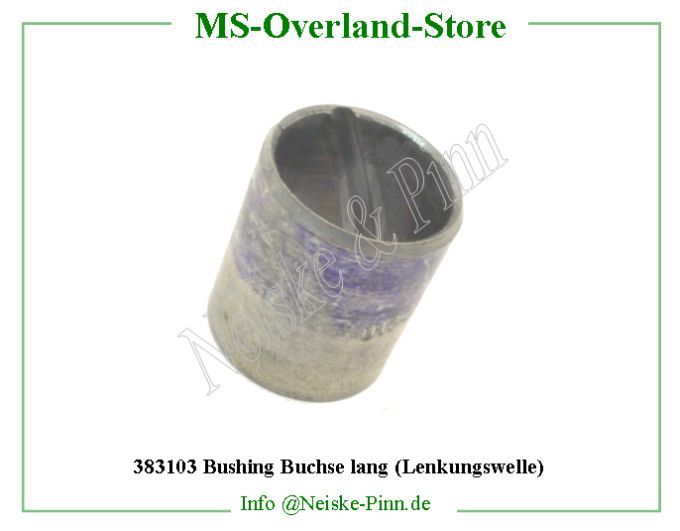  Bushing Buchse lang (Lenkungswelle)  Willys-M38A1   Willys Overland  Neiske & Pinn   Willys Overland  Willys-M38A1   Neiske & Pinn  Willys-M38A1  Willys Overland  Willys-M38A1   Willys Overland  Willys-M38A1  Neiske & Pinn  