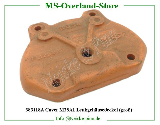 Cover M38A1 Lenkgehäusedeckel (groß)  Willys-M38A1   Willys Overland  Neiske & Pinn   Willys Overland  Willys-M38A1   Neiske & Pinn  Willys-M38A1  Willys Overland  Willys-M38A1   Willys Overland  Willys-M38A1  Neiske & Pinn  