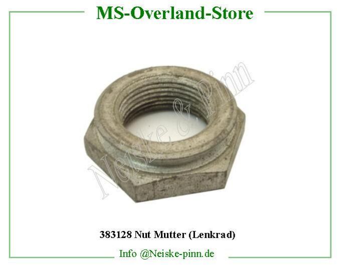  Nut Mutter (Lenkrad)  Willys-M38A1   Willys Overland  Neiske & Pinn   Willys Overland  Willys-M38A1   Neiske & Pinn  Willys-M38A1  Willys Overland  Willys-M38A1   Willys Overland  Willys-M38A1  Neiske & Pinn  
