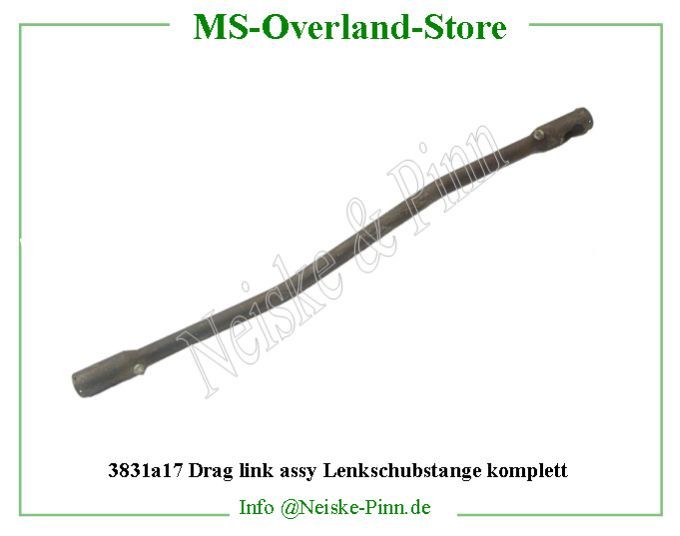 Drag link assy Lenkschubstange komplett  Willys-M38A1   Willys Overland  Neiske & Pinn   Willys Overland  Willys-M38A1   Neiske & Pinn  Willys-M38A1  Willys Overland  Willys-M38A1   Willys Overland  Willys-M38A1  Neiske & Pinn  