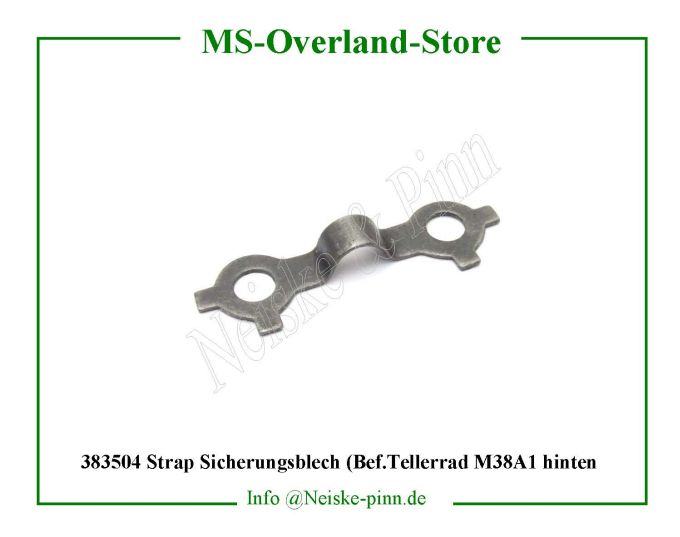  Strap Sicherungsblech (Bef.Tellerrad M38A1 hinten  Willys-CJ2A   Willys Overland  Neiske & Pinn   Willys Overland  Willys-CJ2A   Neiske & Pinn  Willys-CJ2A  Willys Overland  Willys-CJ2A   Willys Overland  Willys-CJ2A  Neiske & Pinn  