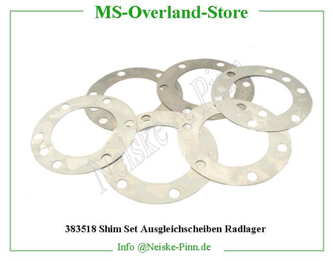  Shim Set Ausgleichscheiben Radlager  Willys-M38   Willys Overland  Neiske & Pinn   Willys Overland  Willys-M38   Neiske & Pinn  Willys-M38  Willys Overland  Willys-M38   Willys Overland  Willys-M38  Neiske & Pinn  