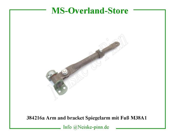  Arm and bracket Spiegelarm mit Fuß M38A1  Willys-M38A1   Willys Overland  Neiske & Pinn   Willys Overland  Willys-M38A1   Neiske & Pinn  Willys-M38A1  Willys Overland  Willys-M38A1   Willys Overland  Willys-M38A1  Neiske & Pinn  