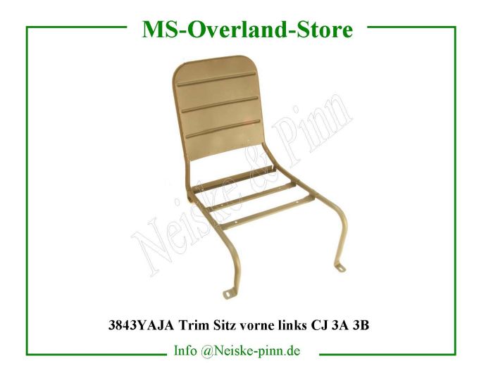  Trim Sitz vorne links CJ 3A 3B  Willys-CJ2A   Willys Overland  Neiske & Pinn   Willys Overland  Willys-CJ2A   Neiske & Pinn  Willys-CJ2A  Willys Overland  Willys-CJ2A   Willys Overland  Willys-CJ2A  Neiske & Pinn  