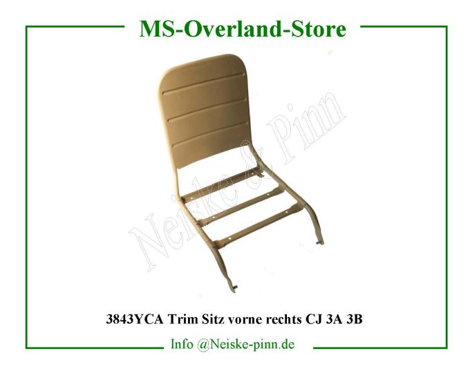  Trim Sitz vorne rechts CJ 3A 3B  Willys-CJ2A   Willys Overland  Neiske & Pinn   Willys Overland  Willys-CJ2A   Neiske & Pinn  Willys-CJ2A  Willys Overland  Willys-CJ2A   Willys Overland  Willys-CJ2A  Neiske & Pinn  