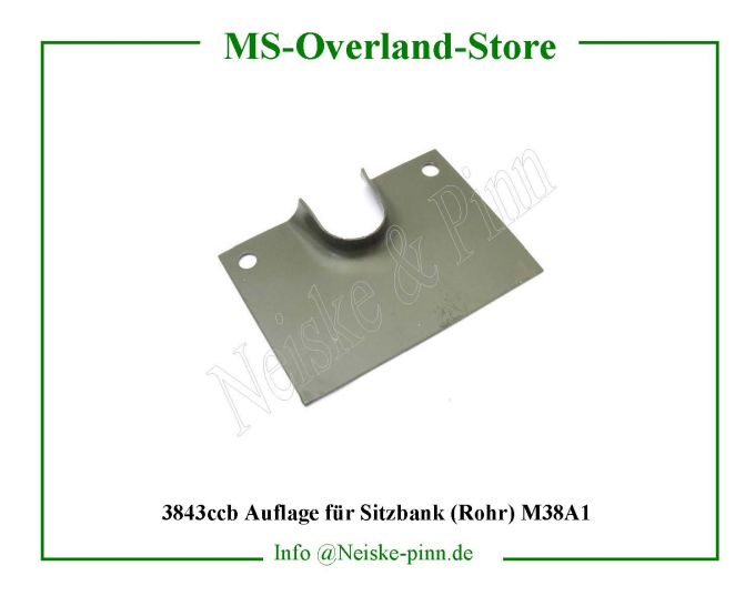  Auflage für Sitzbank (Rohr) M38A1  Willys-M38A1   Willys Overland  Neiske & Pinn   Willys Overland  Willys-M38A1   Neiske & Pinn  Willys-M38A1  Willys Overland  Willys-M38A1   Willys Overland  Willys-M38A1  Neiske & Pinn  