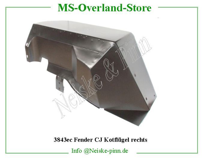 ==> click: max/min Fender CJ Kotflügel rechts 3A/3B Willys-CJ3B AILE AV D, CJ2A Willys Overland Neiske & Pinn WO663151 WO-663151 Willys Overland Willys-CJ3B 663151 Willys-CJ3B Neiske & Pinn