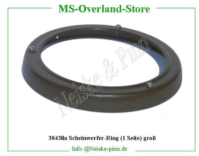  Scheinwerfer-Ring (1 Seite) groß  Willys-M38   Willys Overland  Neiske & Pinn   Willys Overland  Willys-M38   Neiske & Pinn  Willys-M38  Willys Overland  Willys-M38   Willys Overland  Willys-M38  Neiske & Pinn  