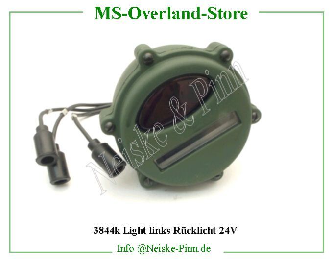  Light links Rücklicht 24V  Willys-M38   Willys Overland  Neiske & Pinn   Willys Overland  Willys-M38   Neiske & Pinn  Willys-M38  Willys Overland  Willys-M38   Willys Overland  Willys-M38  Neiske & Pinn  