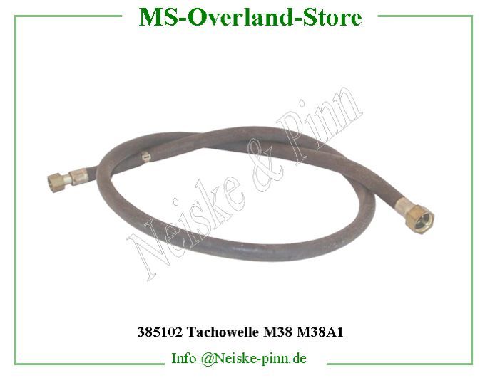  Tachowelle M38 M38A1  Willys-M38A1 CABLE de COMPTEUR M.38A1           Willys Overland  Neiske & Pinn  WO805129 WO-805129 Willys Overland  Willys-M38A1  805129 Willys-M38A1  Neiske & Pinn  
