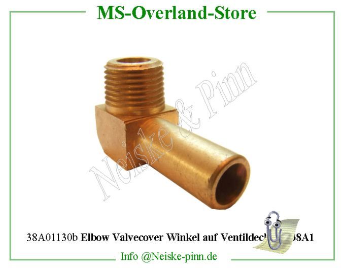  Elbow Valvecover Winkel auf Ventildeckel M38A1  Willys-M38A1   Willys Overland  Neiske & Pinn   Willys Overland  Willys-M38A1   Neiske & Pinn  Willys-M38A1  Willys Overland  Willys-M38A1   Willys Overland  Willys-M38A1  Neiske & Pinn  