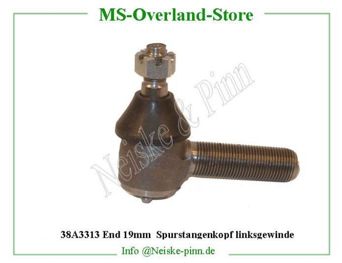  End assy 19mm Spurstangenkopf Linksgewinde  Willys-M38A1   Willys Overland  Neiske & Pinn   Willys Overland  Willys-M38A1   Neiske & Pinn  Willys-M38A1  Willys Overland  Willys-M38A1   Willys Overland  Willys-M38A1  Neiske & Pinn  