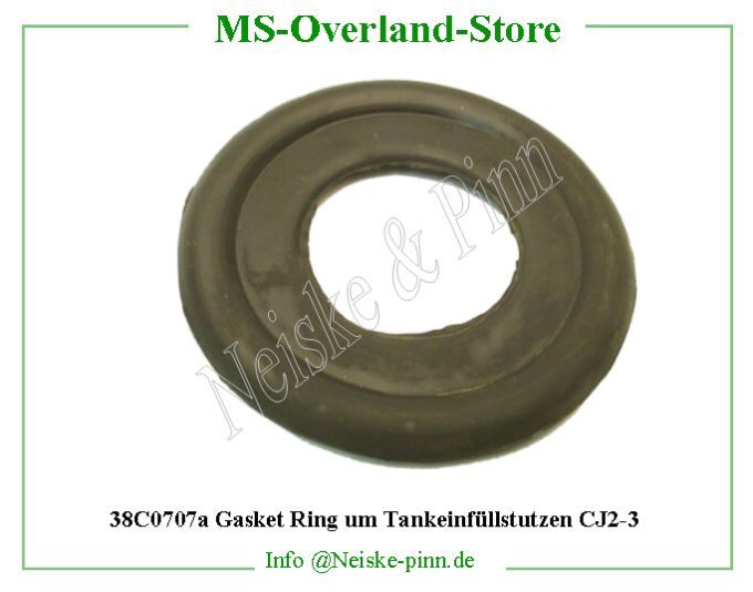  Gasket Ring um Tankeinfüllstutzen CJ2-3  Willys-CJ2A JOINT CAOUT.GOULOTTE ESS. CJ       Willys Overland  Neiske & Pinn  WO663502 WOA663502 Willys Overland  Willys-CJ2A  WO-663502 Willys-CJ2A  Neiske & Pinn  