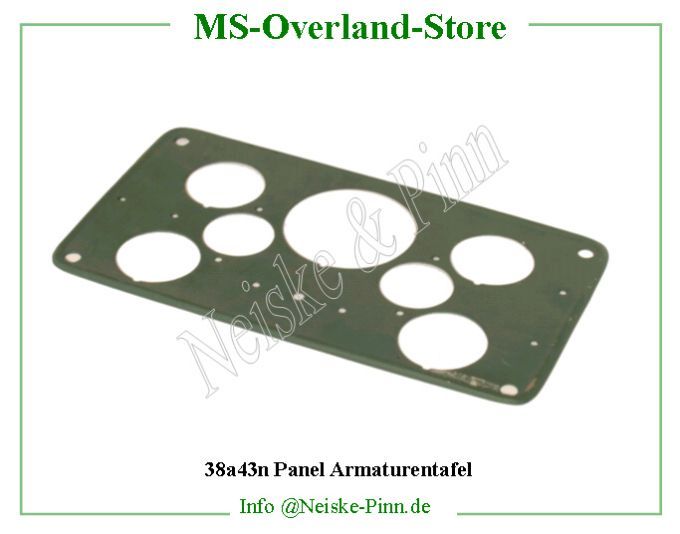  Panel Armaturentafel  Willys-M38A1   Willys Overland  Neiske & Pinn   Willys Overland  Willys-M38A1   Neiske & Pinn  Willys-M38A1  Willys Overland  Willys-M38A1   Willys Overland  Willys-M38A1  Neiske & Pinn  