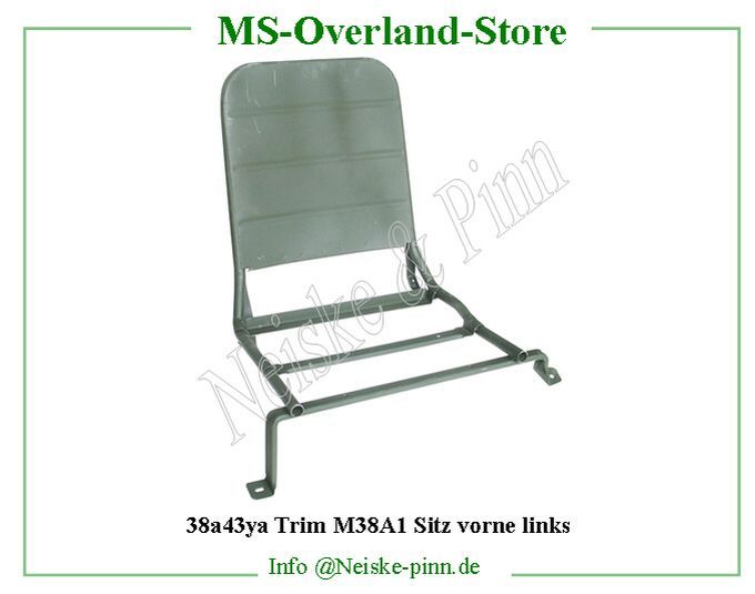  Trim M38A1 Sitz vorne links  Willys-M38A1   Willys Overland  Neiske & Pinn   Willys Overland  Willys-M38A1   Neiske & Pinn  Willys-M38A1  Willys Overland  Willys-M38A1   Willys Overland  Willys-M38A1  Neiske & Pinn  