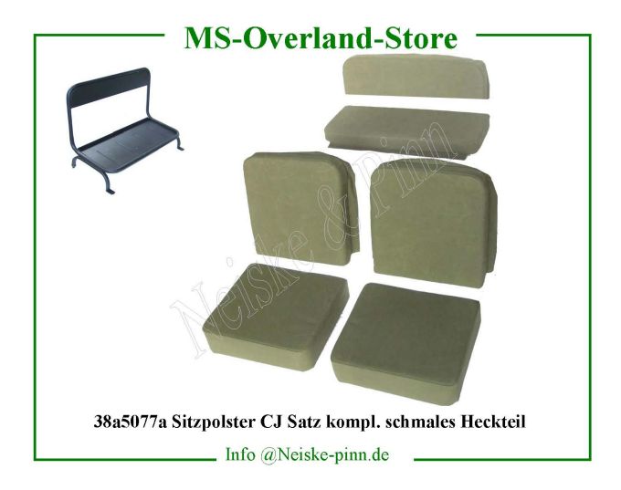 ==> click: max/min Sitzpolster CJ Satz kompl. schmales Heckteil Willys-CJ3B KIT SELLERIE CJ2A-3A Willys Overland Neiske & Pinn SELCJ2.3A Neiske & Pinn Willys-CJ3B Willys Overland Willys-CJ3B Willys Overland Willys-CJ3B Neiske & Pinn