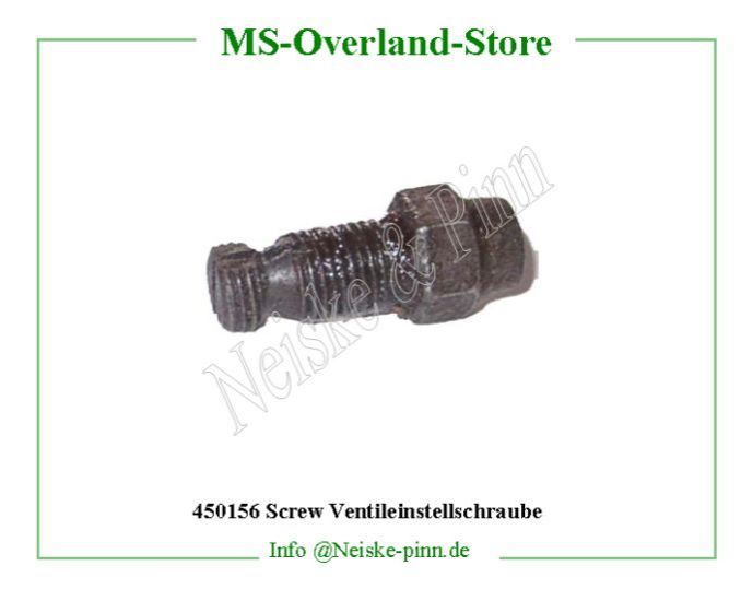  Screw Ventileinstellschraube  Willys-M38A1 Vis reglage poussoir de soupape   Willys Overland Screw tappet adjusting Neiske & Pinn  WO640020 WO-640020 Willys Overland  Willys-M38A1  WO-640020 Willys-M38A1  Neiske & Pinn  