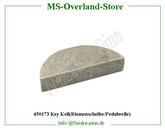  Key Keil(Riemenscheibe/Pedalwelle)  Willys-M38A1 Clavette pignon de vilbrequin   Willys Overland Key crankshaft pinion Neiske & Pinn  WO50917 WO-50917 Willys Overland  Willys-M38A1  WO-50917 Willys-M38A1  Neiske & Pinn  