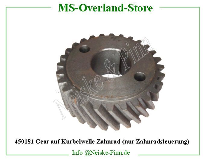  Gear auf Kurbelwelle Zahnrad (nur Zahnradsteuerung)  Willys-M38A1 Pignon vilbrequin dis pignon 28d   Willys Overland Pinion crankshaft pinion 28 teeth Neiske & Pinn  WO641282 WO-641282 Willys Overland  Willys-M38A1  WO-641282 Willys-M38A1  Neiske & Pinn  