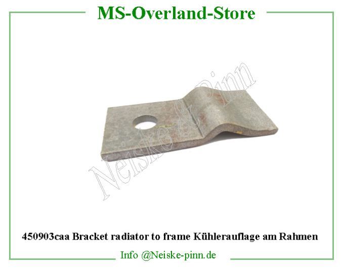 ==> click: max/min Bracket radiator to frame Kühlerauflage am Rahmen Willys-MB Bracket Grill /Crossmember Willys Overland Neiske & Pinn WOA1514 WO-A1514 Willys Overland Willys-MB WO-A1514 Willys-MB Neiske & Pinn