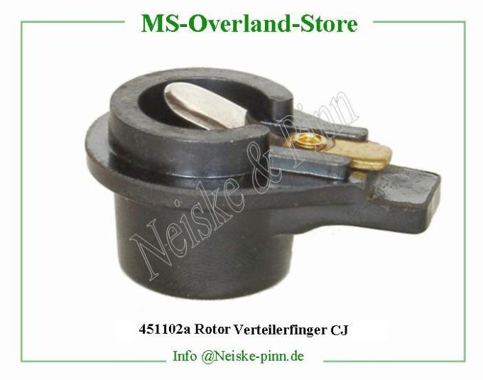  Rotor CJ Verteilerfinger  Willys-CJ3B   Willys Overland  Neiske & Pinn  WO923392 WOA923392 Willys Overland  Willys-CJ3B  WO-923392 Willys-CJ3B  Neiske & Pinn  