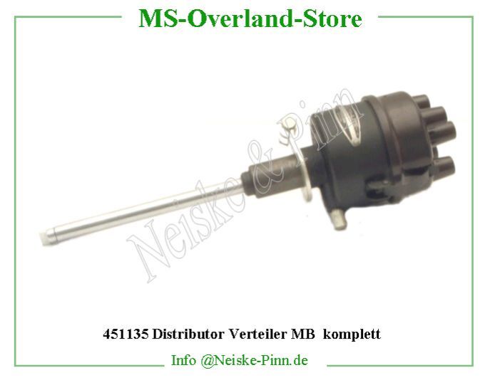  Distributor Verteiler kompl.  Willys-CJ3B Allumeur complet 6/12 volts   Willys Overland Distributor assembly 6/12 volts Neiske & Pinn  WOA1244 WO-A-1244 Willys Overland  Willys-CJ3B  WO-A1244 Willys-CJ3B  Neiske & Pinn  
