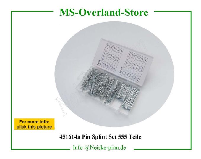  Pin Splint Set 555 Teile  Willys-CJ3B   Willys Overland  Neiske & Pinn   Willys Overland  Willys-CJ3B   Neiske & Pinn  Willys-CJ3B  Willys Overland  Willys-CJ3B   Willys Overland  Willys-CJ3B  Neiske & Pinn  