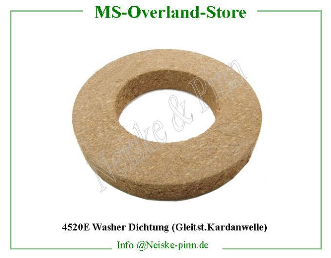 Washer Dichtung (Gleitst.Kardanwelle)  Willys-CJ2A Joint chape coulissante trans   Willys Overland Seal dust propeller shaft Neiske & Pinn  WOA943 WO-A-943 Willys Overland  Willys-CJ2A  WO-A943 Willys-CJ2A  Neiske & Pinn  