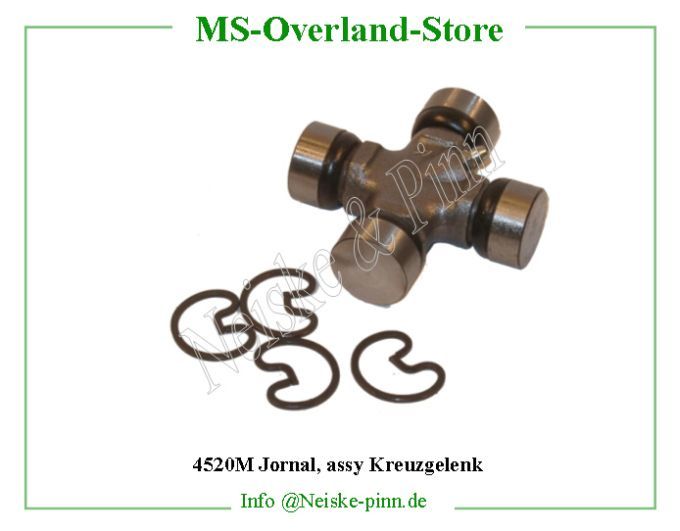  Jornal, assy Kreuzgelenk  Willys-CJ2A Croisillon transmission USA jeep   Willys Overland Joint universal journal ass Neiske & Pinn  WOA1426 WO-A-1426 Willys Overland  Willys-CJ2A  WO-A1426 Willys-CJ2A  Neiske & Pinn  