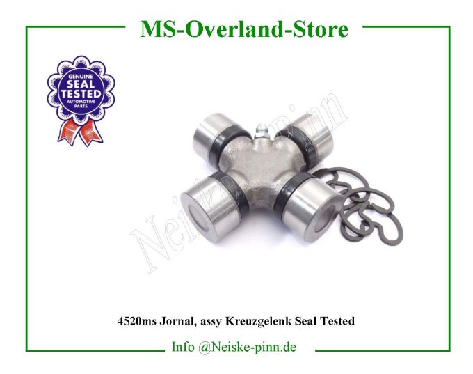  Jornal, assy Kreuzgelenk Seal Tested  Willys-CJ2A   Willys Overland  Neiske & Pinn   Willys Overland  Willys-CJ2A   Neiske & Pinn  Willys-CJ2A  Willys Overland  Willys-CJ2A   Willys Overland  Willys-CJ2A  Neiske & Pinn  