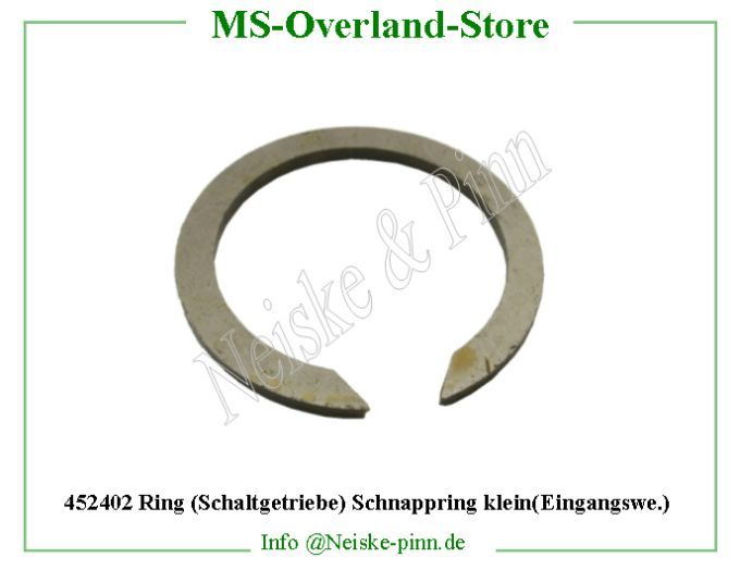  Ring (Schaltgetriebe) Schnappring klein(Eingangswe.)  Willys-MB Jonc rlt/pignon a queue ou arbre secondaire t84   Willys Overland Snap ring main drive gear t84 Neiske & Pinn  WO635844 WO-635844 Willys Overland  Willys-MB  WO-635844 Willys-MB  Neiske & Pinn  